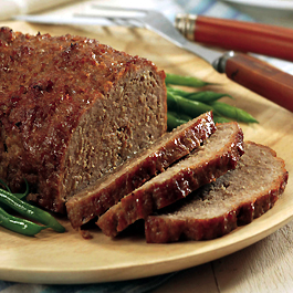 Peach-Glazed Pork Loaf
