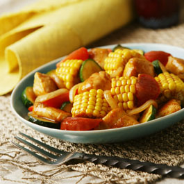 Chipotle Chicken and Corn Skillet