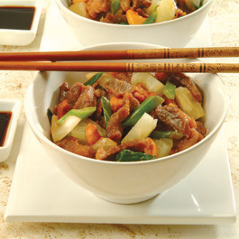 Sweet and Sour Beef with Cashews