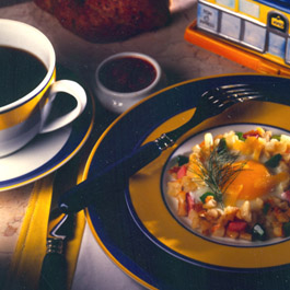 Tater, Ham and Egg Range-Top Bake