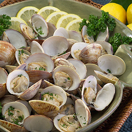 Oven-Roasted Clams with Herb Butter