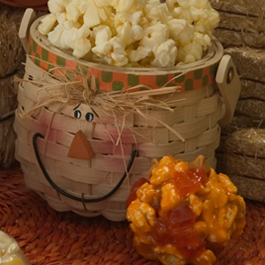 Happy Halloween Mini Popcorn Balls
