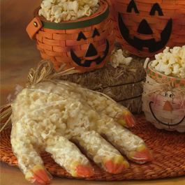 Haunted Popcorn Hands