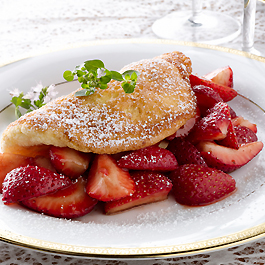 Soufflé Omelet with Balsamic Strawberries