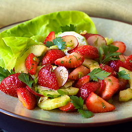 Strawberry and Cucumber Salad
