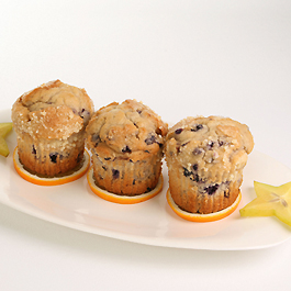 Blueberry-Lemon Corn Muffins