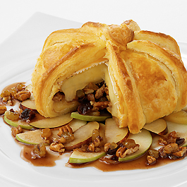 Baked Brie in Puff Pastry California-style