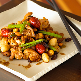 Vietnamese Stir-fried Chicken with Nuts and California Raisins