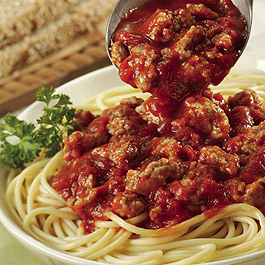 Quick Spaghetti with Meat Sauce
