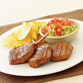 Tex-Mex Cutlets with Guacamole
