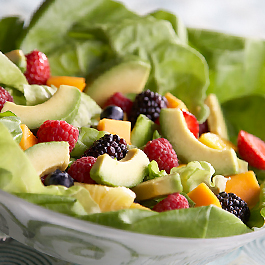 Summer Fruit Salad with California Avocado Salad Dressing