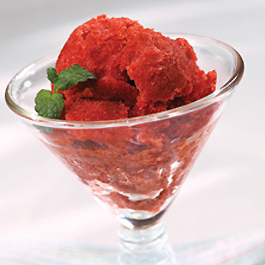 Tangy Cherry Tea Sorbet