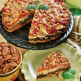 Pecan Four Cheese Pizza