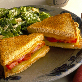 Double Delicious Grilled Wisconsin Cheese Sandwiches