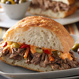 Spicy Braised Brisket Sandwiches