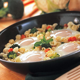 Creamy Pasta & Egg Skillet