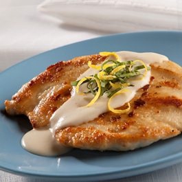 Chicken Scallopini with Lemon Cream Sauce
