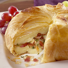Brie and Bacon in Pastry