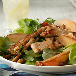 Hot Pork and Pear Salad