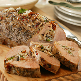 Italian-Stuffed Pork Tenderloin