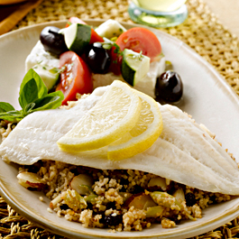 Alaska Sole with Couscous