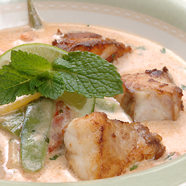 Grouper Thai Curry Bisque