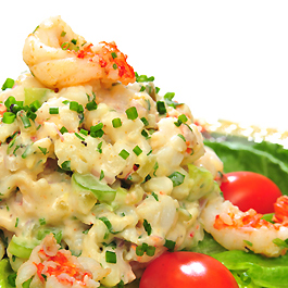 Mrs. T's Rock Shrimp Salad