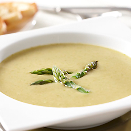 Cream of Asparagus Soup with Soymilk