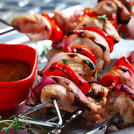 Skewered Lime-Spiced Chicken