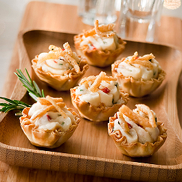 Fresh Gourmet Crispy Onion, Rosemary and Idaho® Mashed Potato Bites