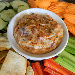 Mediterranean Idaho® Potato-Parmesan Hummus