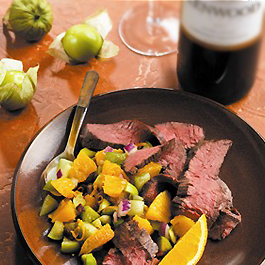 Orange-Chipotle Skirt Steaks