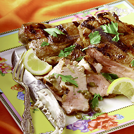 Pork Blade Steak Piccata