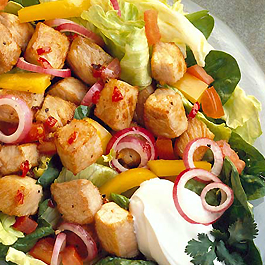 Stir-Fried Southwestern Pork Salad