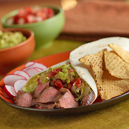 Burritos de Bistec Marinadosc Tequila