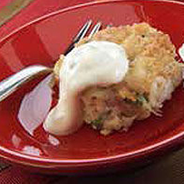 Southern-Style Crab Cakes with Cool Lime Sauce