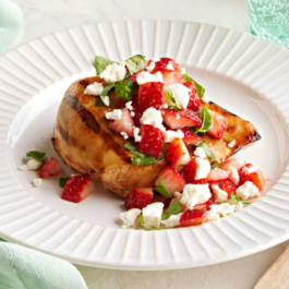 Grilled Chicken with Strawberry Salsa