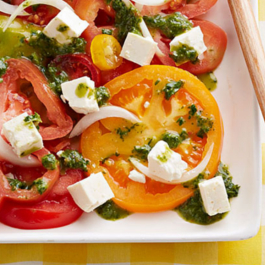 Heirloom Tomato-Feta Salad
