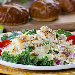 Chilled Pasta & Catfish Toss