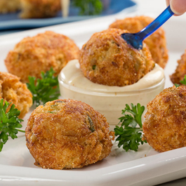 Cheesy Crab Poppers