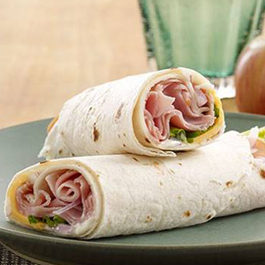 Easy Ham and Cheese Wrap