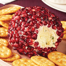 Savory Pomegranate Cheese Ball