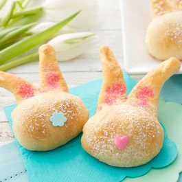 Candy-Stuffed Crescent Bunnies