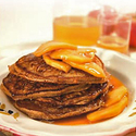 Apple Cinnamon Cornmeal Pancakes