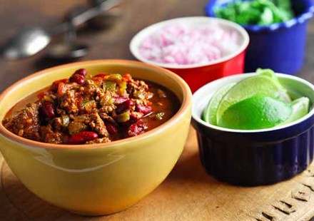 Deep, Dark and Stout Chili