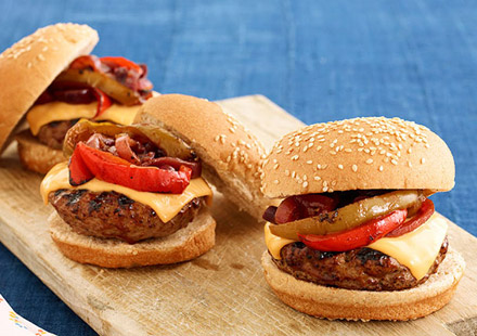 BBQ Grilled Steak Burgers