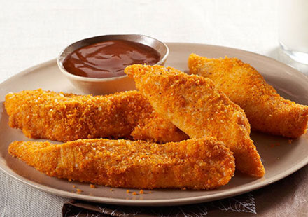 Easy Chicken Fingers with Parmesan
